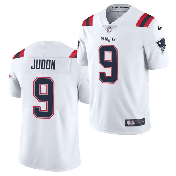 Men New England Patriots #9 Matt Judon Nike White Vapor Limited NFL Jersey
